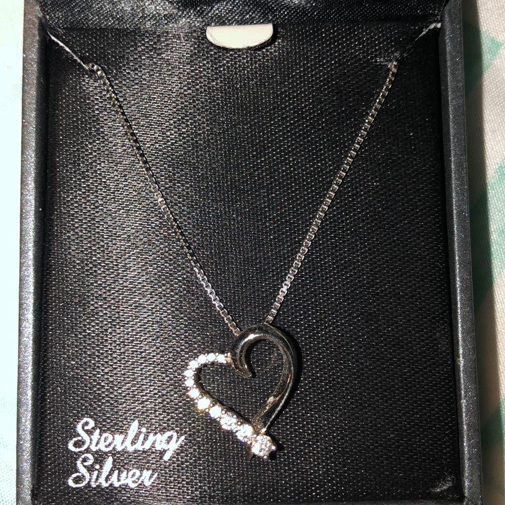 Sterling Silver Heart Necklace